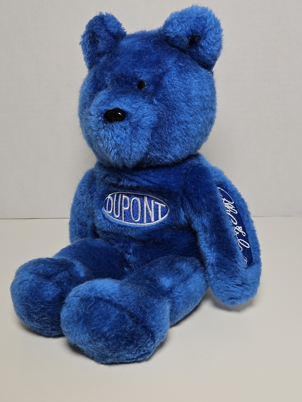 Jeff Gordon #24 NASCAR Blue Teddy Bear plush 23 Karat Gold N' Bears 2001
